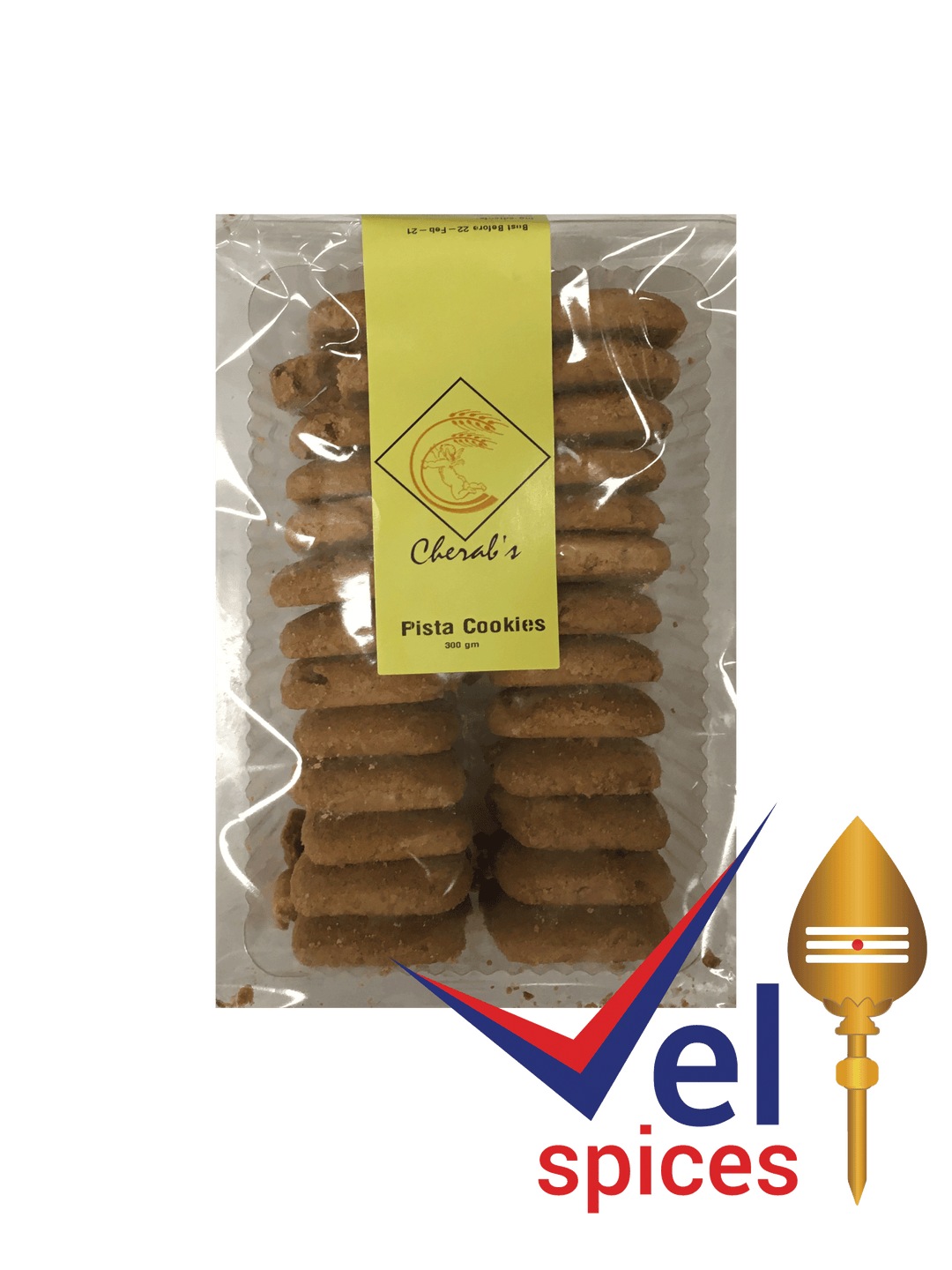 Cherabs Pista Cookies 300G
