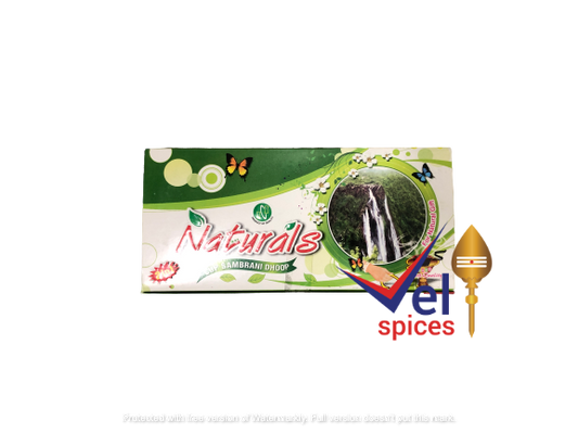 Naturals Cup Sambrani Dhoop 10pcs