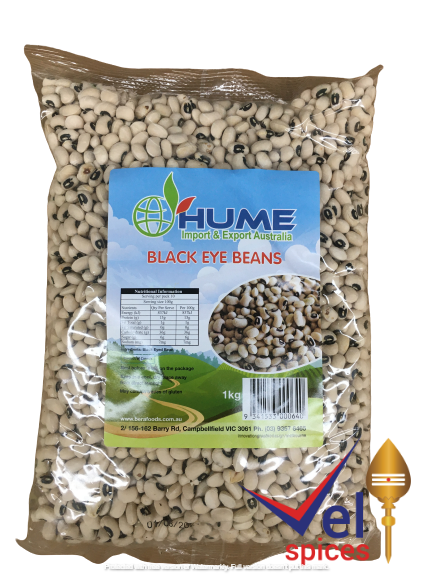 Hume Black Eye Beans 1Kg