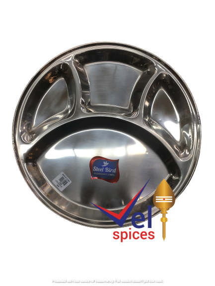 Steel Bird Stainless Steel 4 In 1 Circle Plate