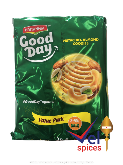 Britannia Goodday Pistachio-Almond Cookies Value Pack 648G