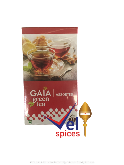 Gaia Green Tea Assorted 25 Bags