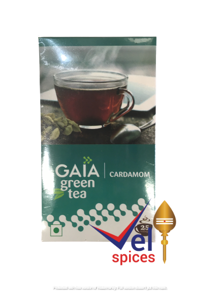 Gaia Green Tea Cardamom 25 Bags