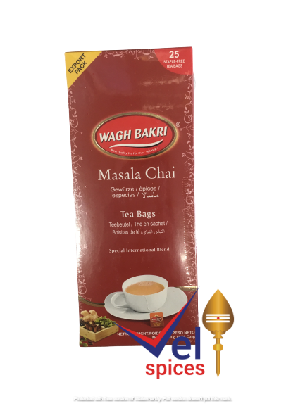 Wagh Bakri Masala Tea 50G (25 Bags)