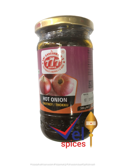 777 Hot Onion Thokku Chutney 300G