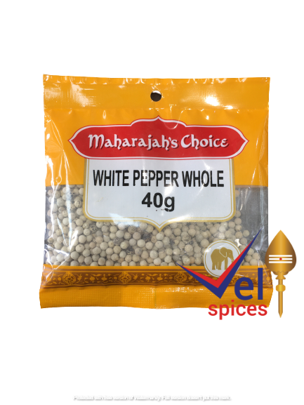 Maharajah's White Pepper Whole