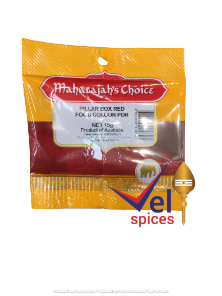 Maharajah's Pillar Box Red Food Colour 15G