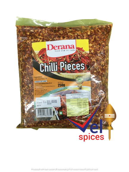 Derana Chilli Pieces 250G