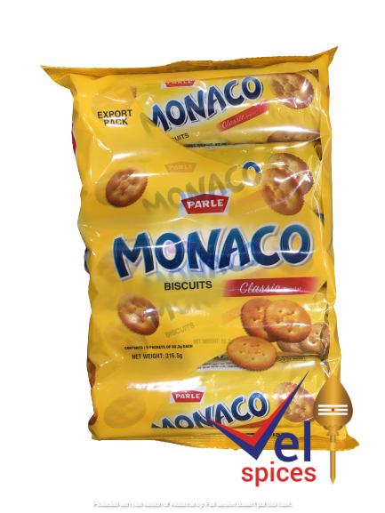 Parle G Monaco Biscuits 68.8Gx5