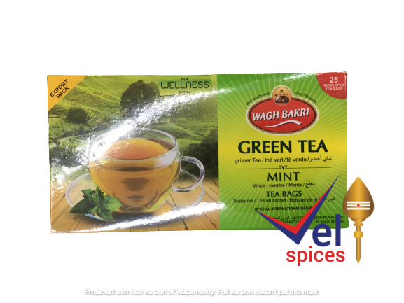 Wagh Bakri Mint Tea Bags 37.5G