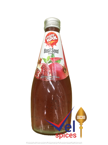 Crazy Kool Basil Seed Drink With Pomegranate Flavour 290Ml