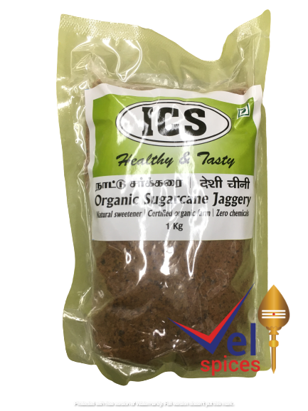 ICS Organic Sugarcane Jaggery 1Kg