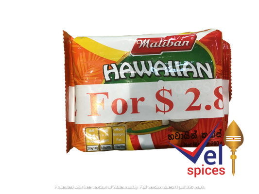 Maliban Hawaiian Cookies 200G