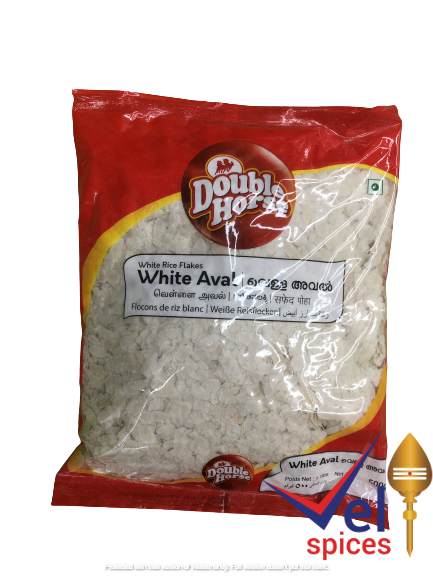Double Horse White Poha (Aval) 500G