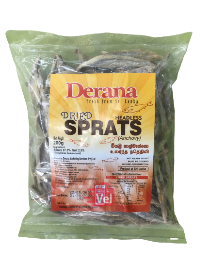 Derana Dried Fish Sprats 200G
