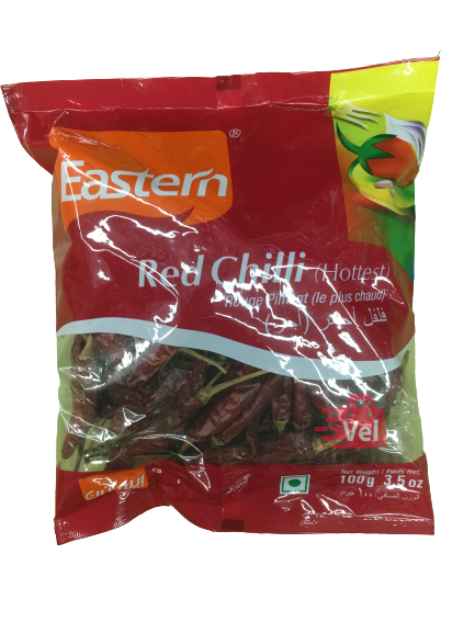 Eastern Red Chilli (Hot) 100G