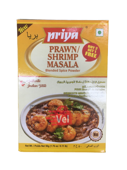 Priya Prawn Shrimp Masala 50g