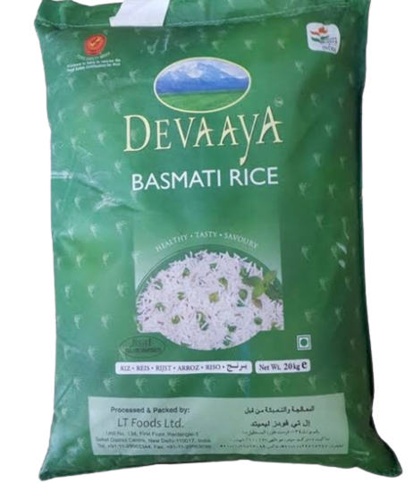 Buy Devaaya Basmati Rice 20Kg Online Melbourne - Velspices Australia