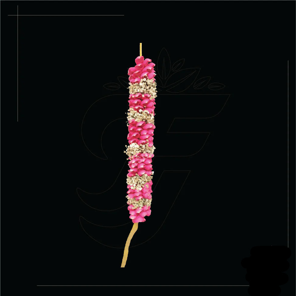 Fresh Kondai Malai with tube roses.(pre-order 2 weeks)