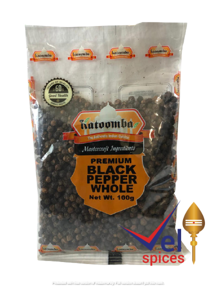 Katoomba Black Pepper Whole 100G