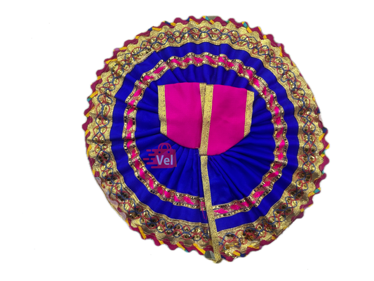 Krishna dress blue and pink