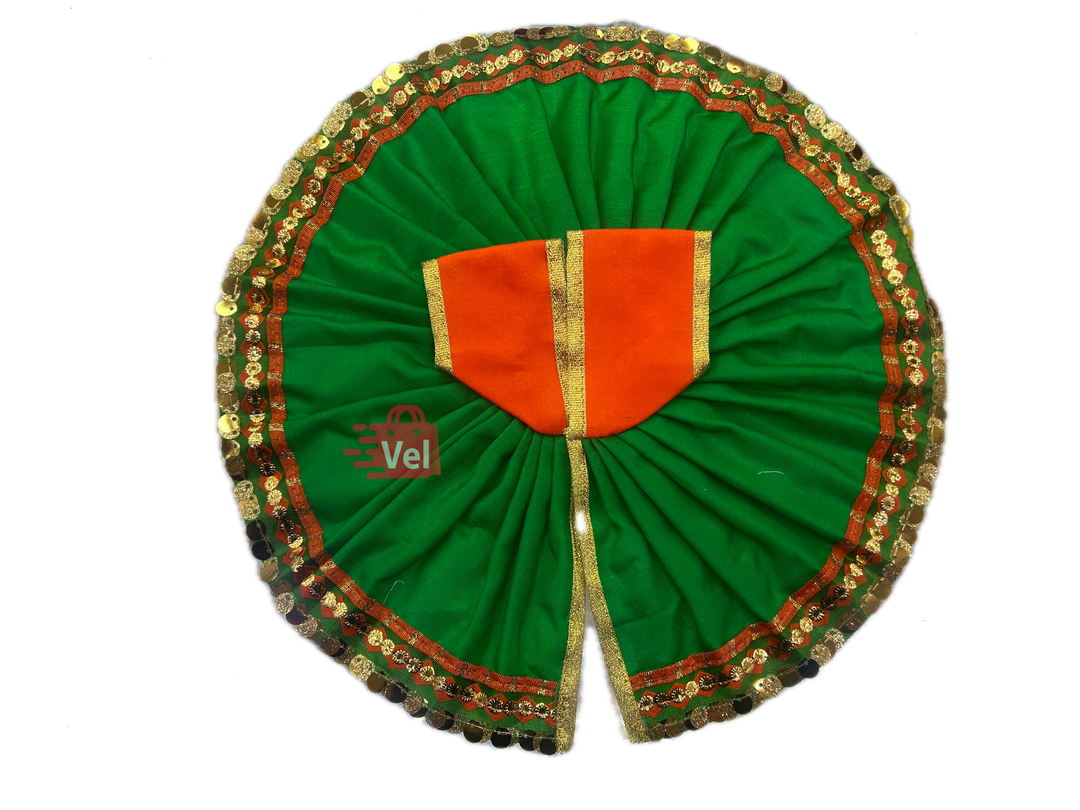 Krishna dress green