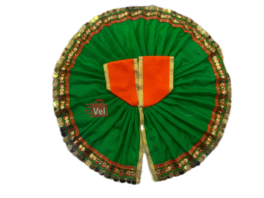 Krishna dress green