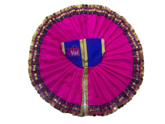 Krishna dress magenta