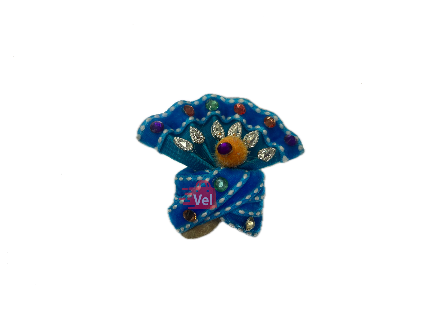 Krishna hat small blue
