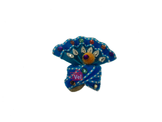 Krishna hat small blue