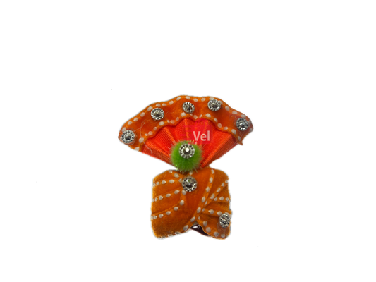 Krishna hat small orange