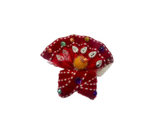 Krishna hat small red
