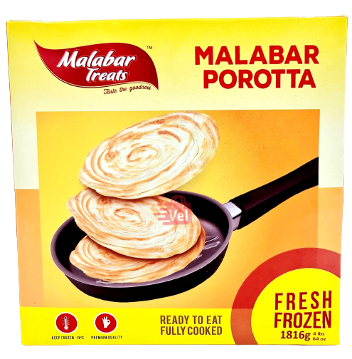 Malabar Restaurant Poratta 1.8kg Frozen
