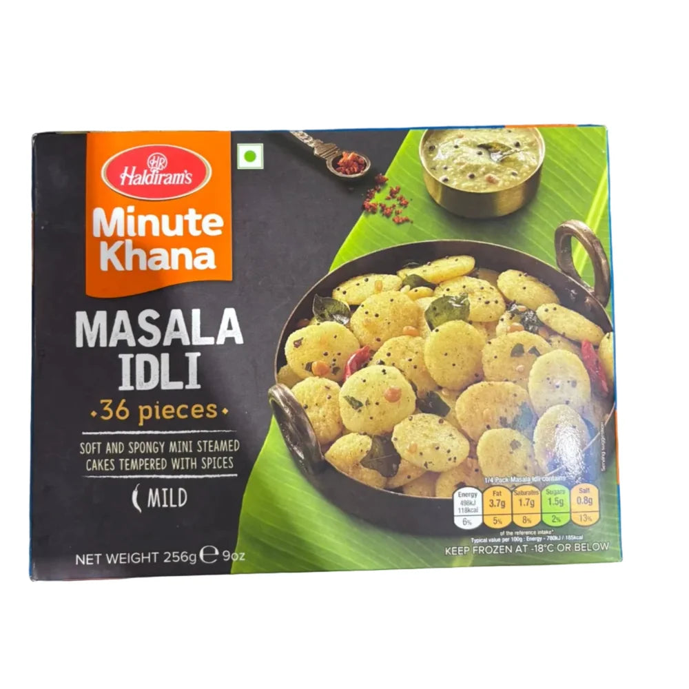 Haldirams Masala Idli 256G Frozen (36 pcs)