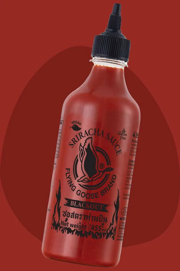 Flying Goose Sriracha Blackout Hot Chilli Sauce 455Ml