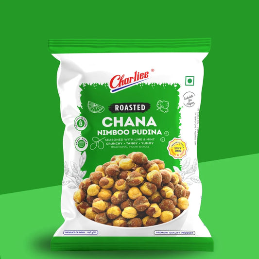 Charliee Roasted Nimboo Pudina Chana 150G