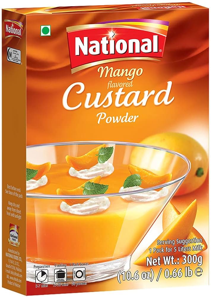 National Mango Custard Powder 300G