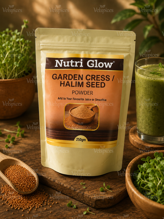Nutri Glow Garden Cress / Halim Seed Powder 250g