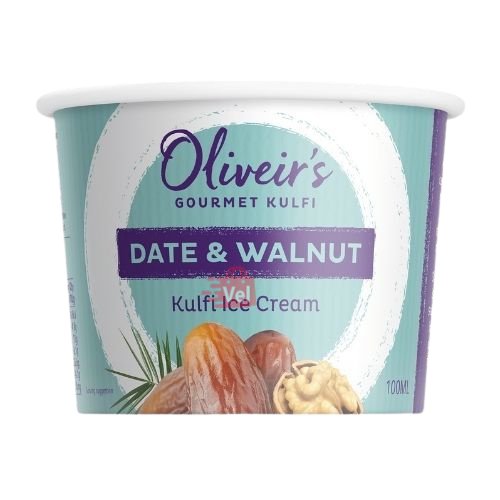 Oliveirs Date and Walnut Icecream 100ml Frozen