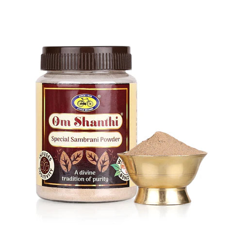 Cycle Om Shanthi Pal Sambrani Powder 100G