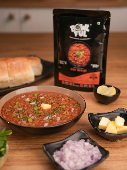 Bowl Ful Pav Bhaji 55G (Vegetarian)