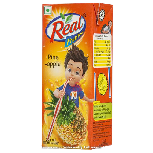 Real Pineapple Juice 200Ml