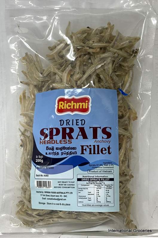 Richmi Sprats Fillet 200G Without Skin