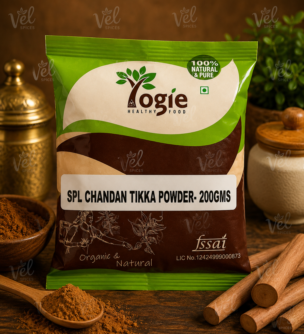 Yogie SPL Chandan Tikka Powder 200g
