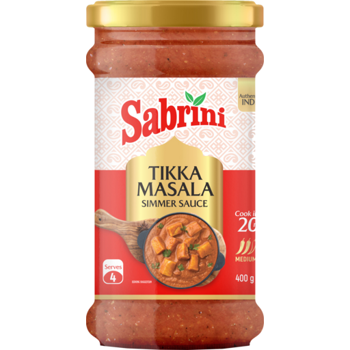 Sabrini Tikka Masala Simmer Sauce 400G