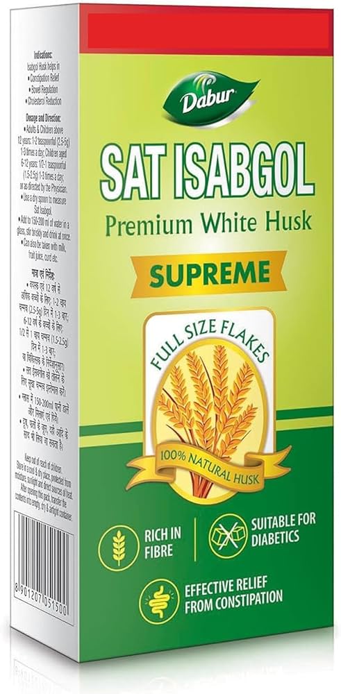 Sat Isabgol Psyllium Husk 180G