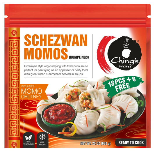 Ching's Schezwan Momos (Dumplings) 624G Frozen