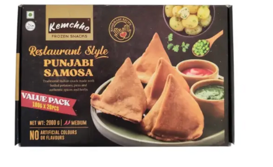 Kemchho Restaurant Style Punjabi Samosa 20Pcs