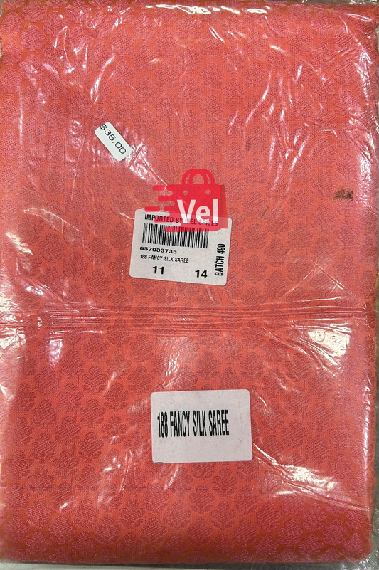 Light Red Silk Saree for Karwa Chauth – Elegant Traditional Attire for Married Women
