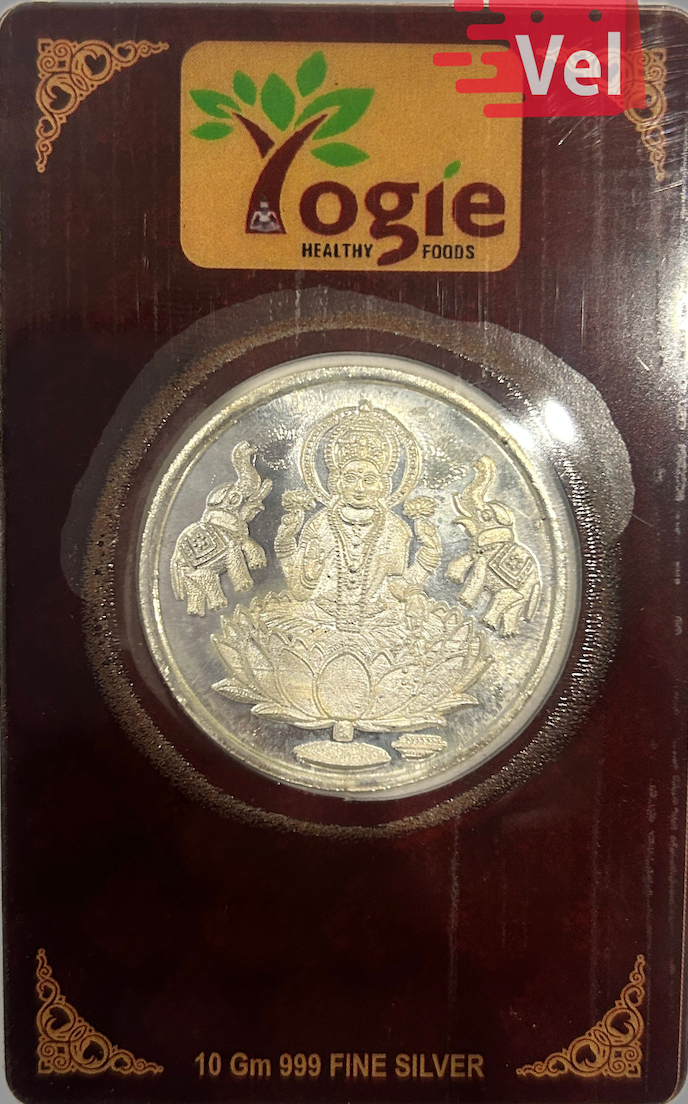 Goddess Lakshmi Silver Coin 10G